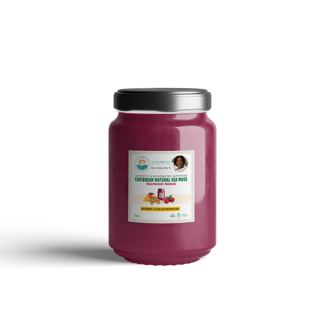 Raspberry Mango Sea Moss Gel