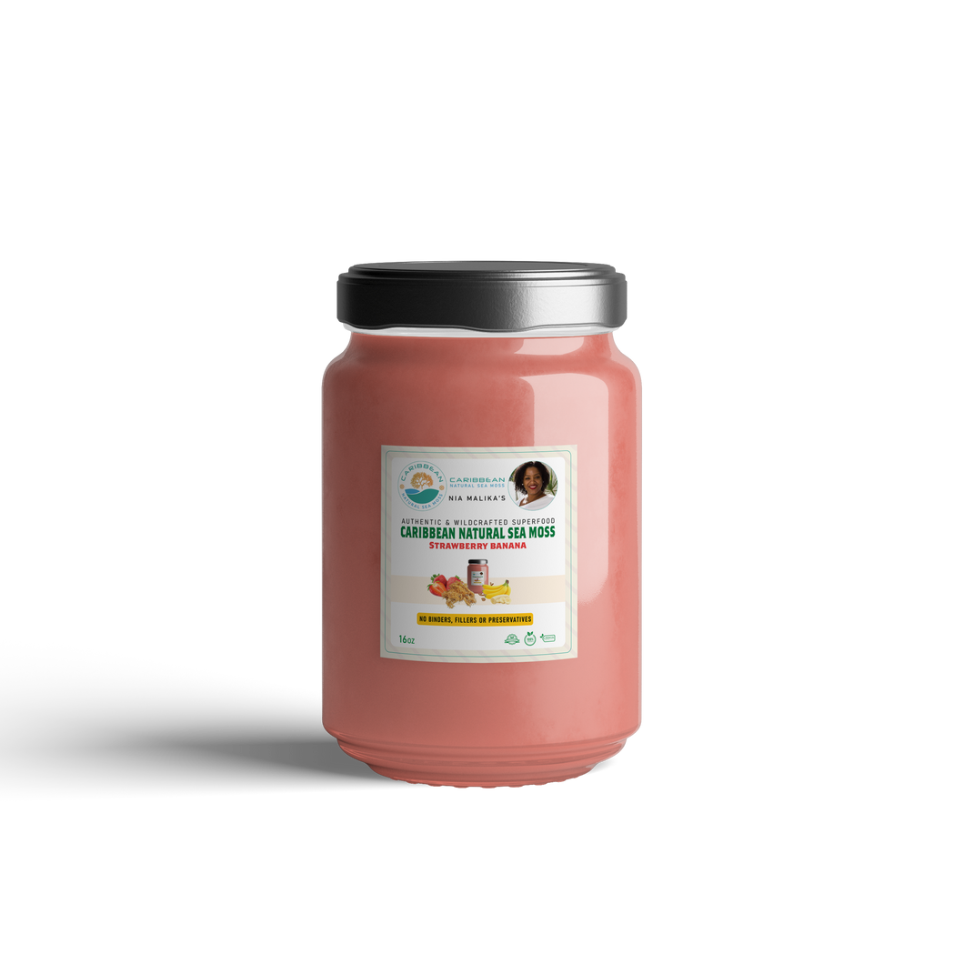 Strawberry Banana Sea Moss Gel